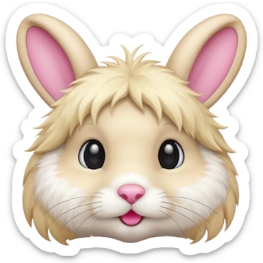 BLONDE RABBIT sticker