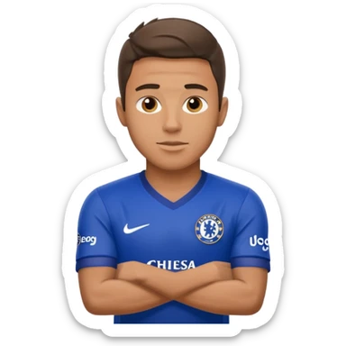 Chelsea fc football player sticker