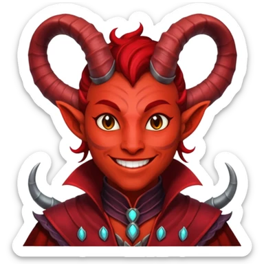 warlock thiefling  sticker