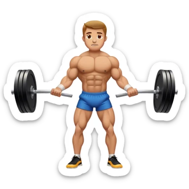 barbell-shrugs sticker