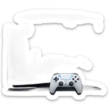 Dual sense ps5 sticker