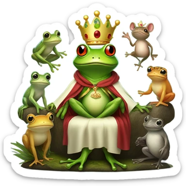 inauguration of frog sticker