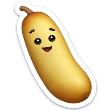 Patate sur une saucisse sticker