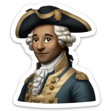 18th century noble person sticker