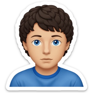 Jack Harlow with blue eyes sticker