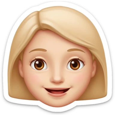 Emoji que refleje emoción por algo delicioso sticker