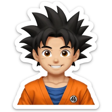Goku imoji sticker