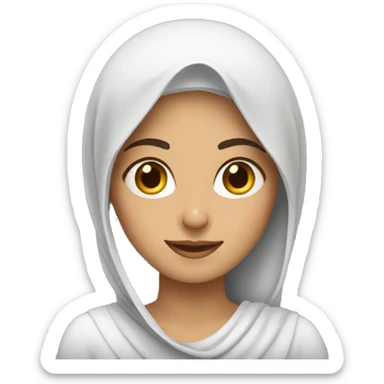 Iranian wife wearing a ring sticker