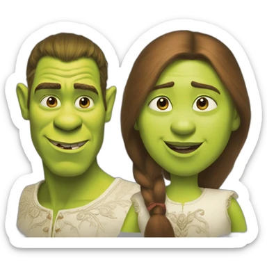 shrek and vlad sticker