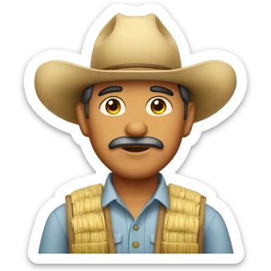 Mexican farmer sticker