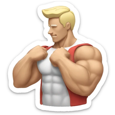Biceps Muscle anatomic structure sticker