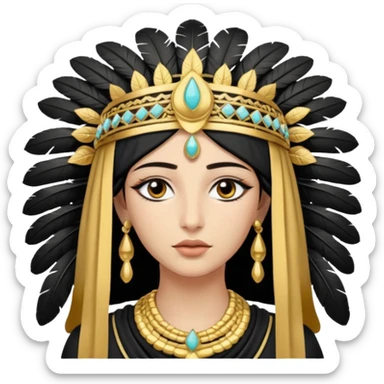 Isis from Egyptian Gods sticker