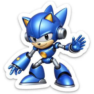 metal sonic sticker
