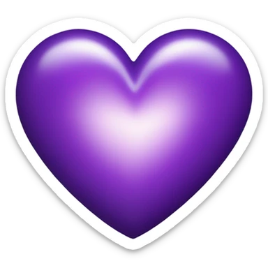 Purple heart sticker