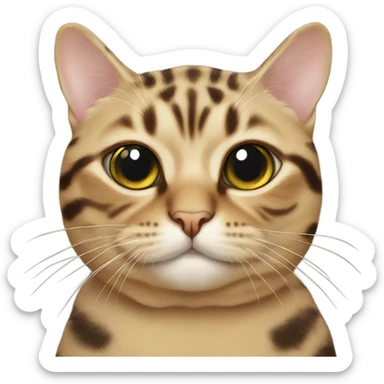 Tortoise cat sticker