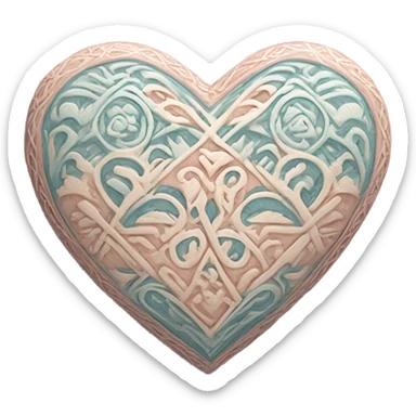 aesthetic heart sticker