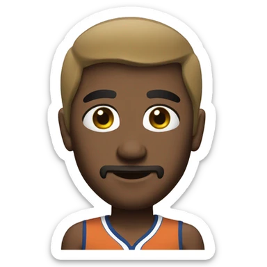 Draw me a sports figure sticker