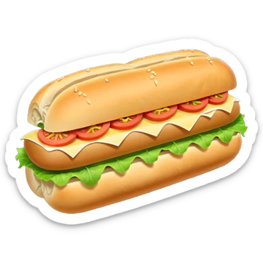 Sad Italian hoagie  sticker