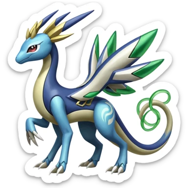 Meloetta-Zygarde-Cresselia-Palkia-Dialga-Electrike-Manectric-Fakémon-fusion, full body sticker