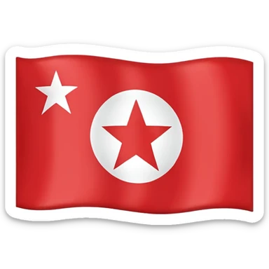 Flag of North Korea sticker