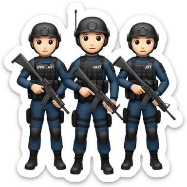 swat squad sticker