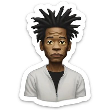 Basquiat sticker