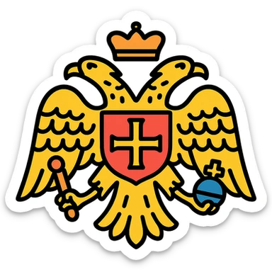 Byzantine coat of arms sticker