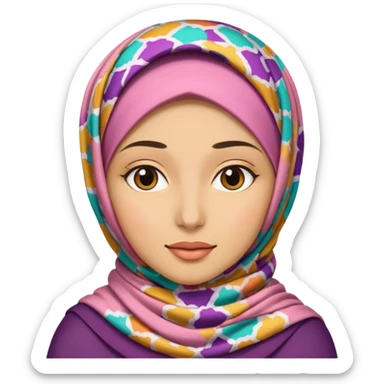 change the hijab sticker