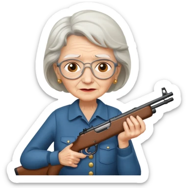 granny loading sticker