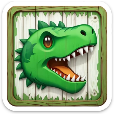 Sign that says rawr sticker