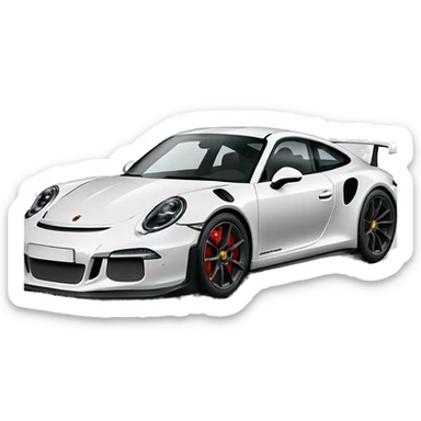 Porsche 911 gt3 sticker