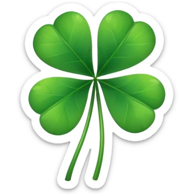 Trébol de 5 hojas sticker