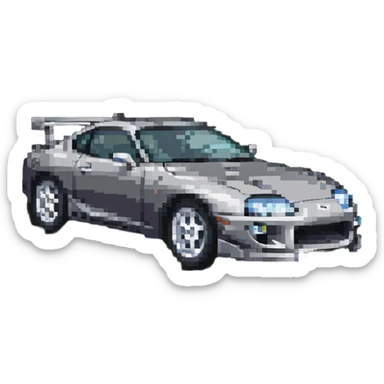 Toyota Supra car sticker