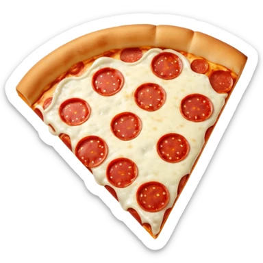slice pepperoni pizza sticker
