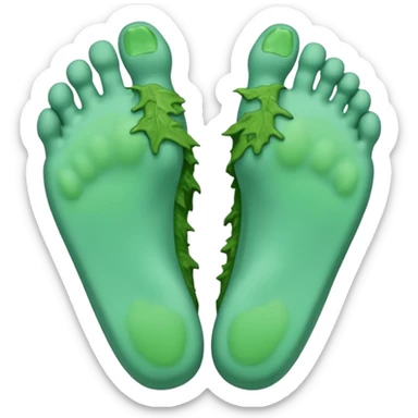 feet full of molds sticker