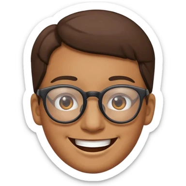 замени рот этого эмодзи🤓 на рот этого 😊 sticker