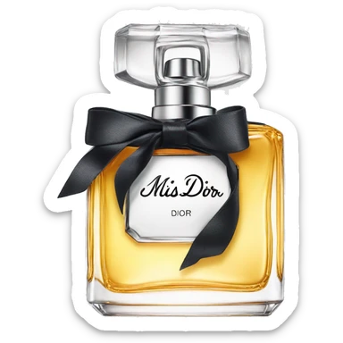 Miss dior perfume sticker