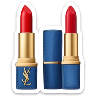 Ysl lipstick denim  sticker