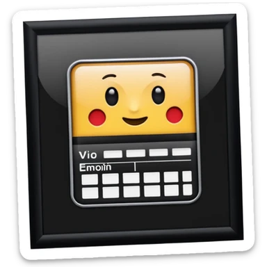 Movie with a video sticker