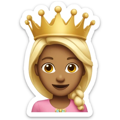  💁🏼‍♀️ This emoji With a crown on the head sticker