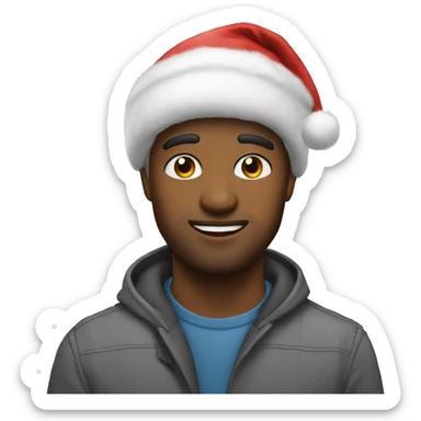 White Christmas  sticker