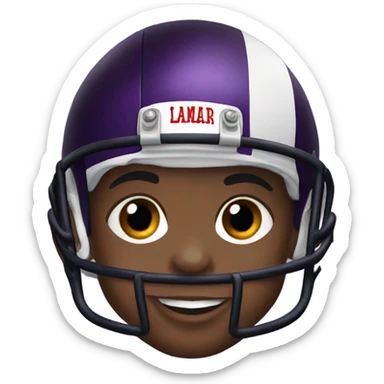 Baby wearing a Lamar Jackson jersey  sticker