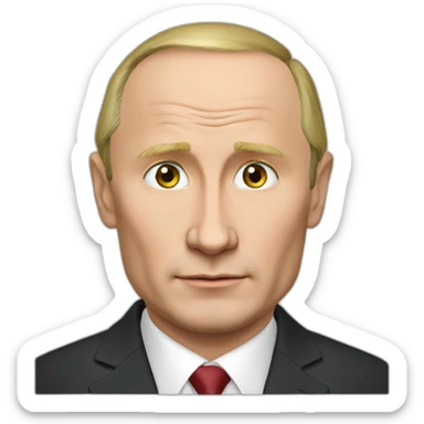 putin eith sticker
