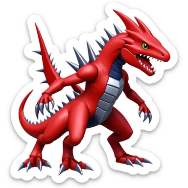 Scizor-Garchomp-Pokémon-Digimon-Fakémon-creature sticker