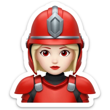 a roblox red valkyrie sticker
