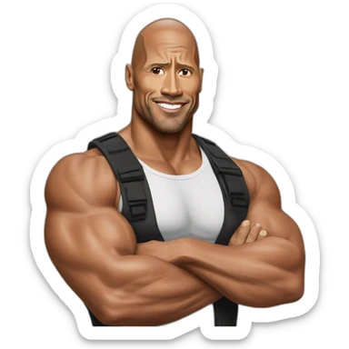 Dwayne Johnson sticker