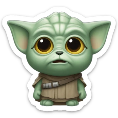 Grogu star wars sticker
