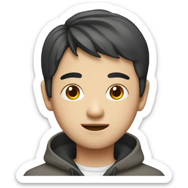 Chinese young man from Hong Kong  sticker