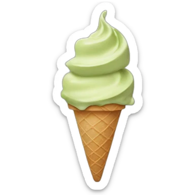 pistachio ice cream sticker
