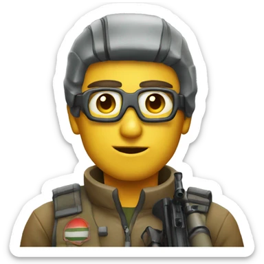 Hard scoped  sticker